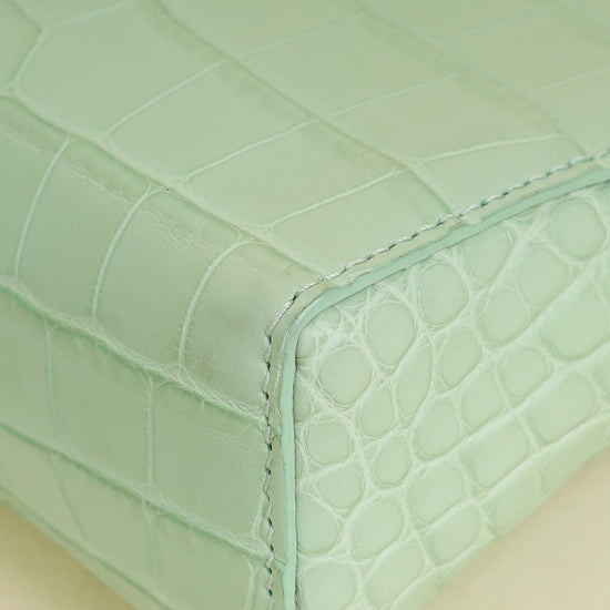 Loro Piana Mint Alligator Extra Pocket L14
