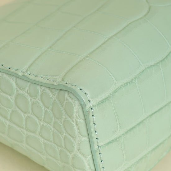 Loro Piana Mint Alligator Extra Pocket L14