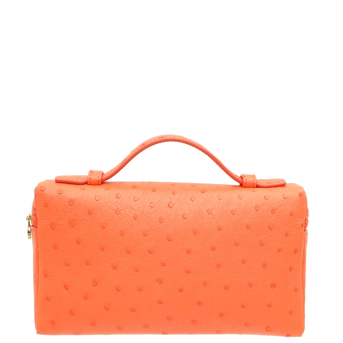 Loro Piana Light Mace Spice Ostrich Extra Pocket L19 Pouch-Loro Piana-THE CLOSET