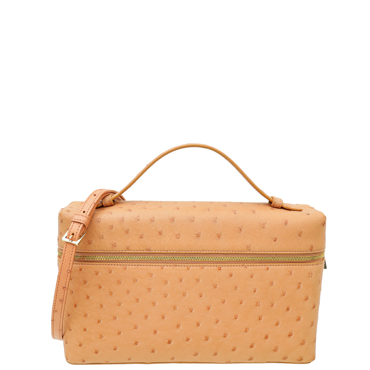 Loro Piana Ophelia Skin Ostrich Extra Pocket 27 Pouch-Loro Piana-THE CLOSET