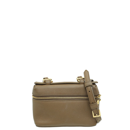 Loro Piana Brown Extra Mini Pocket Bag