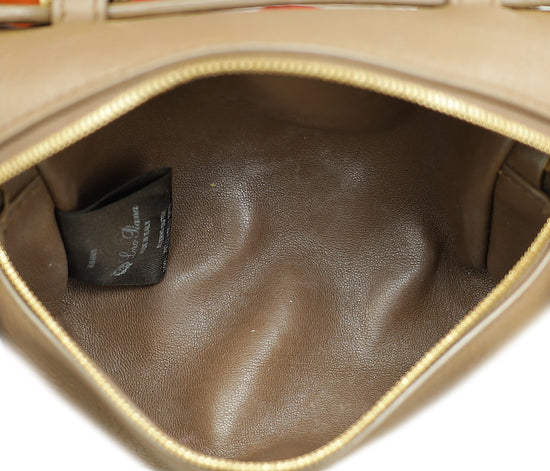 Loro Piana Brown Extra Mini Pocket Bag