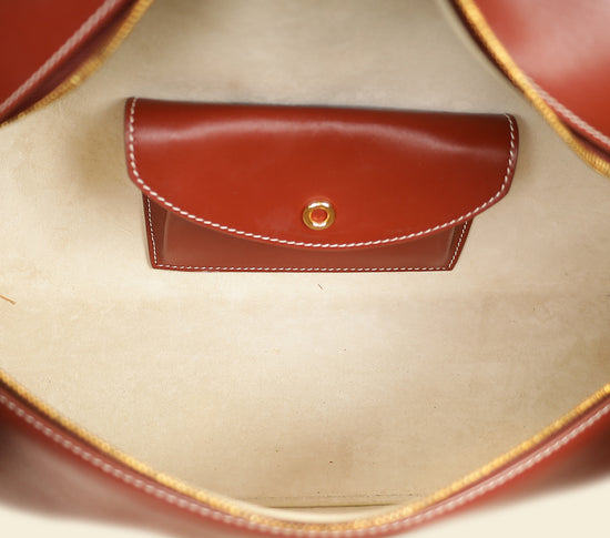 Loro Piana Deep Kummel Extra Bag L27 Bag W/ Twilly-Loro Piana-THE CLOSET