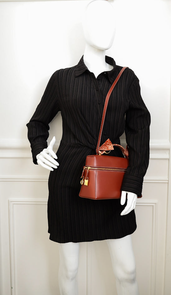 Loro Piana Deep Kummel Extra Bag L27 Bag W/ Twilly-Loro Piana-THE CLOSET