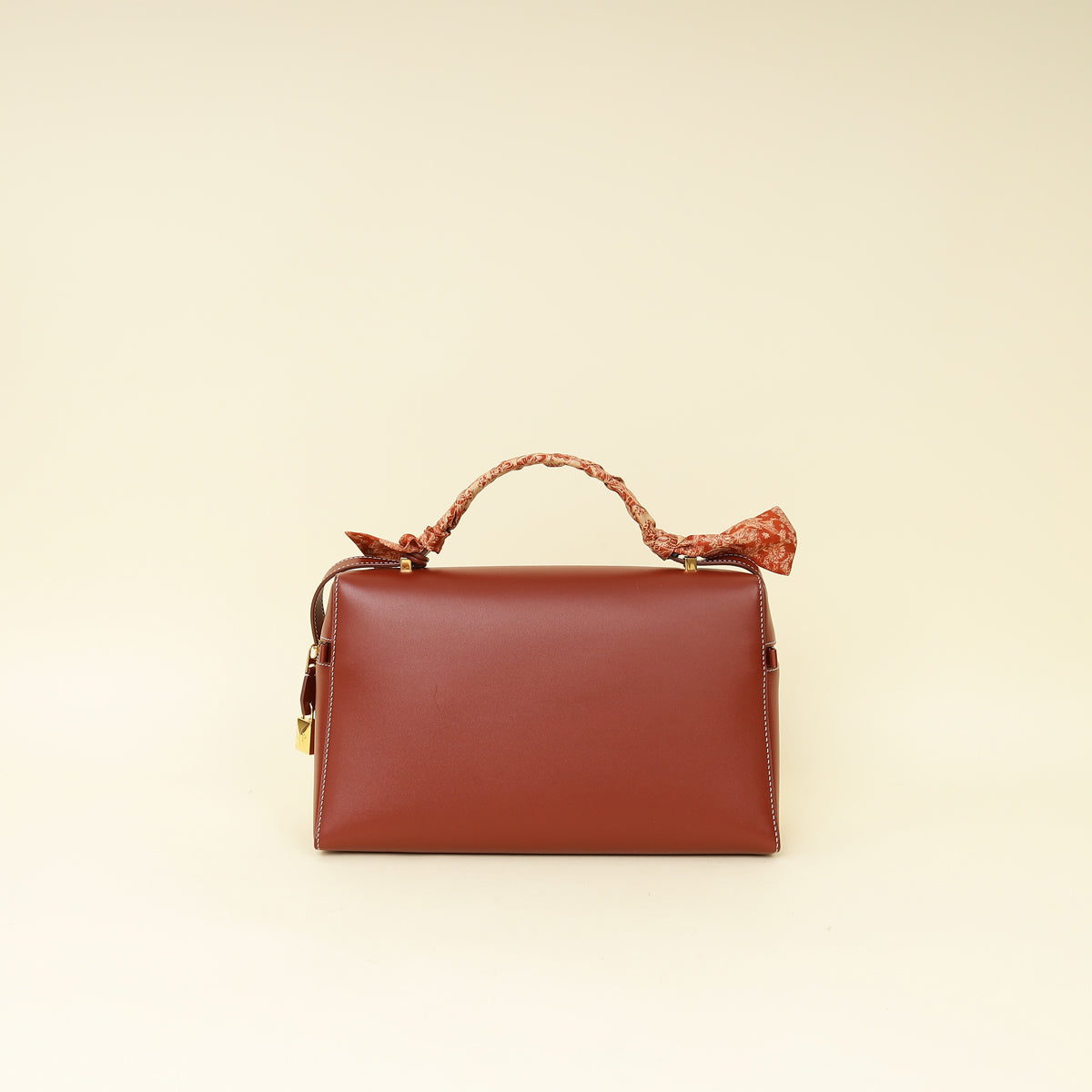 Loro Piana Deep Kummel Extra Bag L27 Bag W/ Twilly-Loro Piana-THE CLOSET