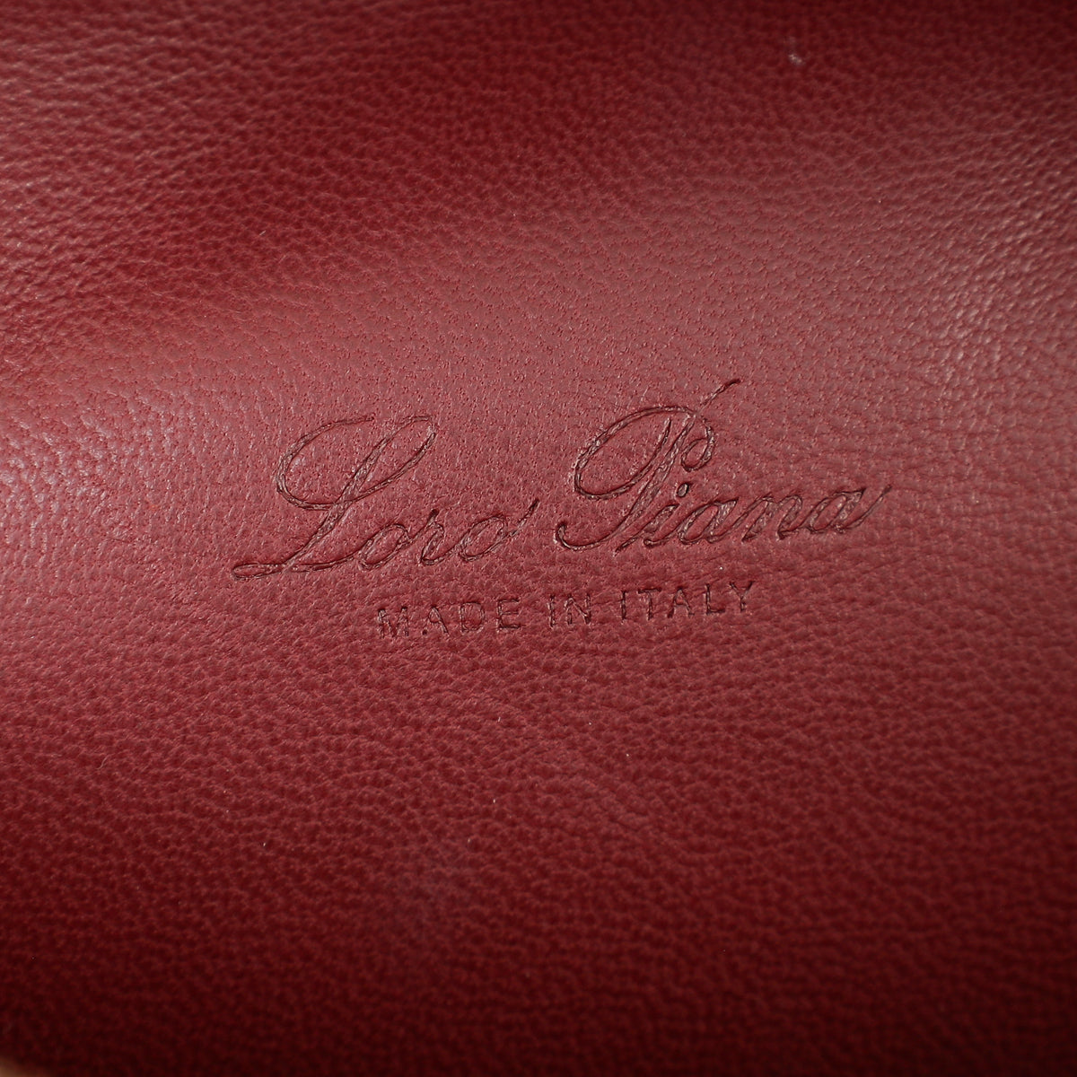 Loro Piana Red Ostrich L19 Extra Pocket Pouch-Loro Piana-THE CLOSET