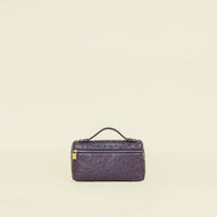 Loro Piana Violet Ostrich Extra Pocket L19
