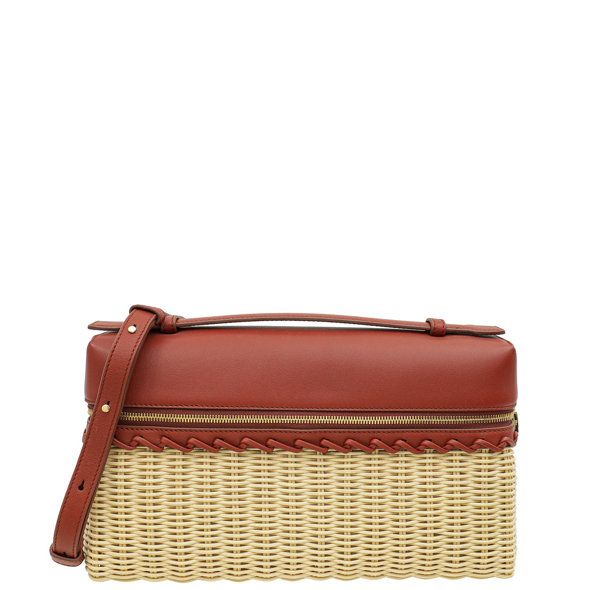Loro Piana Bicolor Wicker Extra Pocket-Loro Piana-THE CLOSET