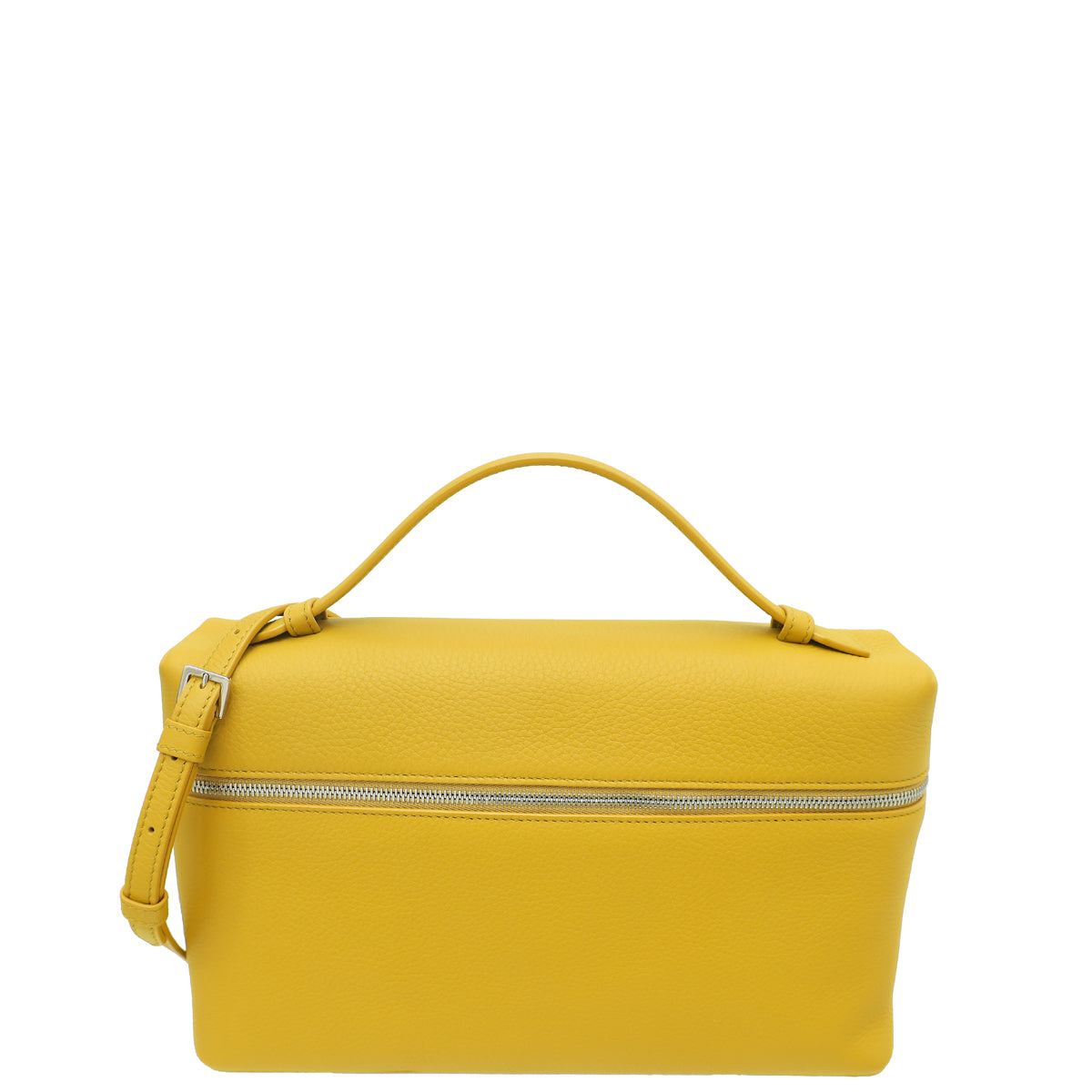 Loro Piana Mustard Yellow Extra Pocket 27 Bag-Loro Piana-THE CLOSET