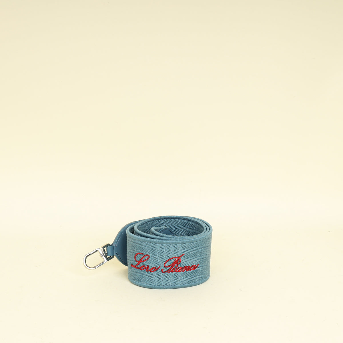 Loro Piana Blue Selvedge Shoulder Strap