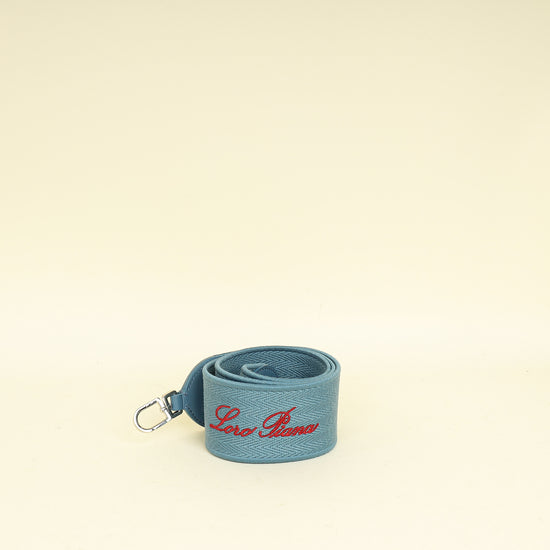 Loro Piana Blue Selvedge Shoulder Strap