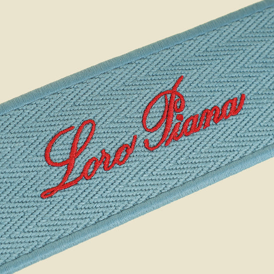 Loro Piana Blue Selvedge Shoulder Strap