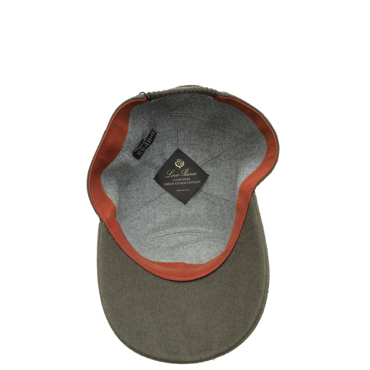 Loro Piana Grey Medium Baseball Cap Cashmere - Storm System