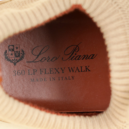 Loro Piana Sand Grain 360 Lp Flexy Walk Sneaker 44-Loro Piana-THE CLOSET