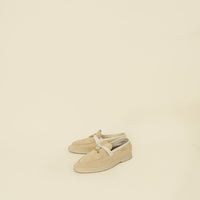 Loro Piana Butter Summer Charms Walk Loafers 38