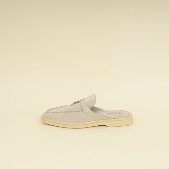 Loro Piana Tapioca Babouche Charms Walk Loafer 39-Loro Piana-THE CLOSET