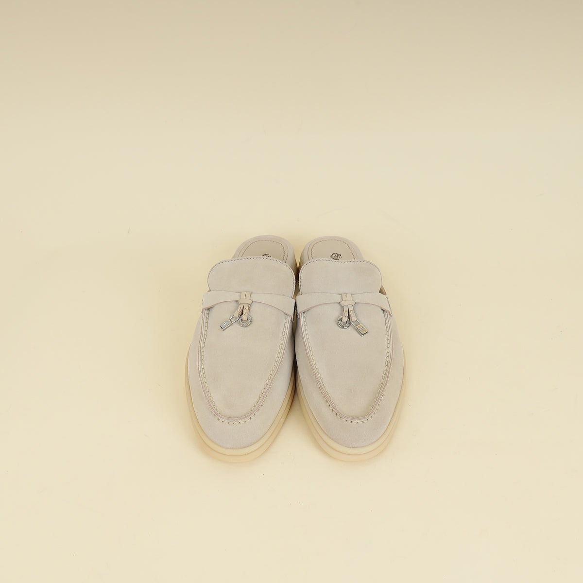 Loro Piana Tapioca Babouche Charms Walk Loafer 39-Loro Piana-THE CLOSET