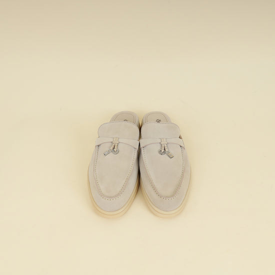 Loro Piana Tapioca Babouche Charms Walk Loafer 39-Loro Piana-THE CLOSET