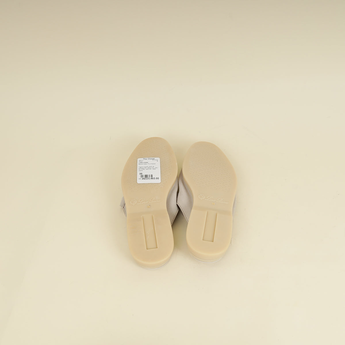 Loro Piana Tapioca Babouche Charms Walk Loafer 39-Loro Piana-THE CLOSET