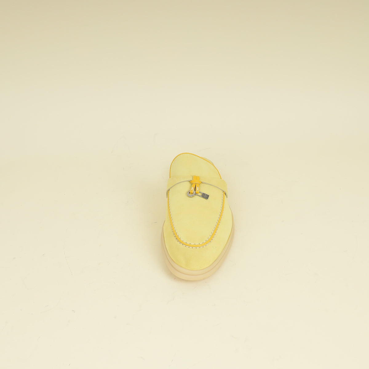 Loro Piana Yellow Babouche Charms Walk Loafer 39