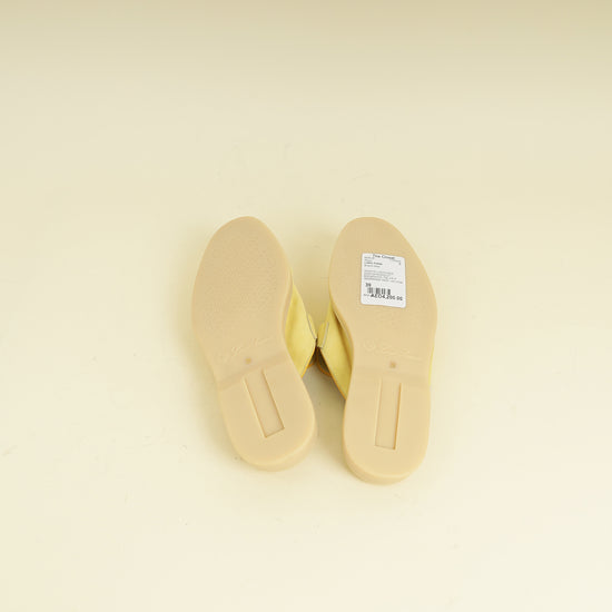 Loro Piana Yellow Babouche Charms Walk Loafer 39