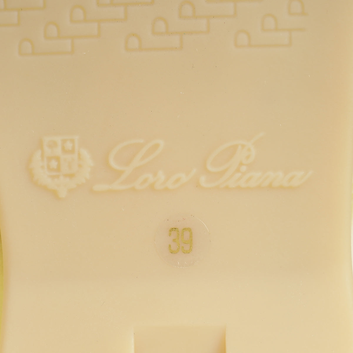 Loro Piana Yellow Babouche Charms Walk Loafer 39