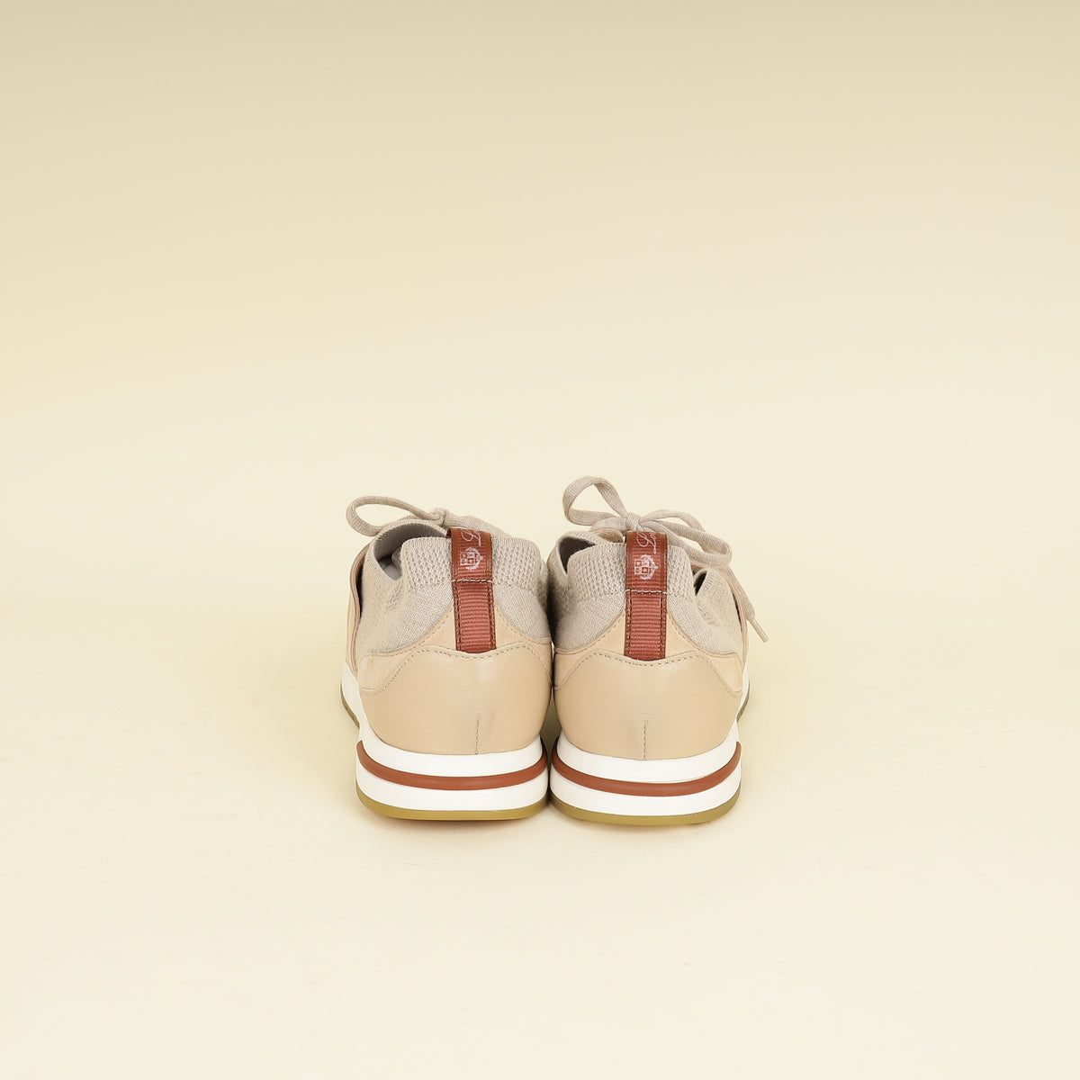 Loro Piana Beige Melange 360 LP Lady Flexy Walk Sneaker 40