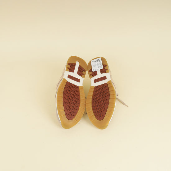 Loro Piana Beige Melange 360 LP Lady Flexy Walk Sneaker 40