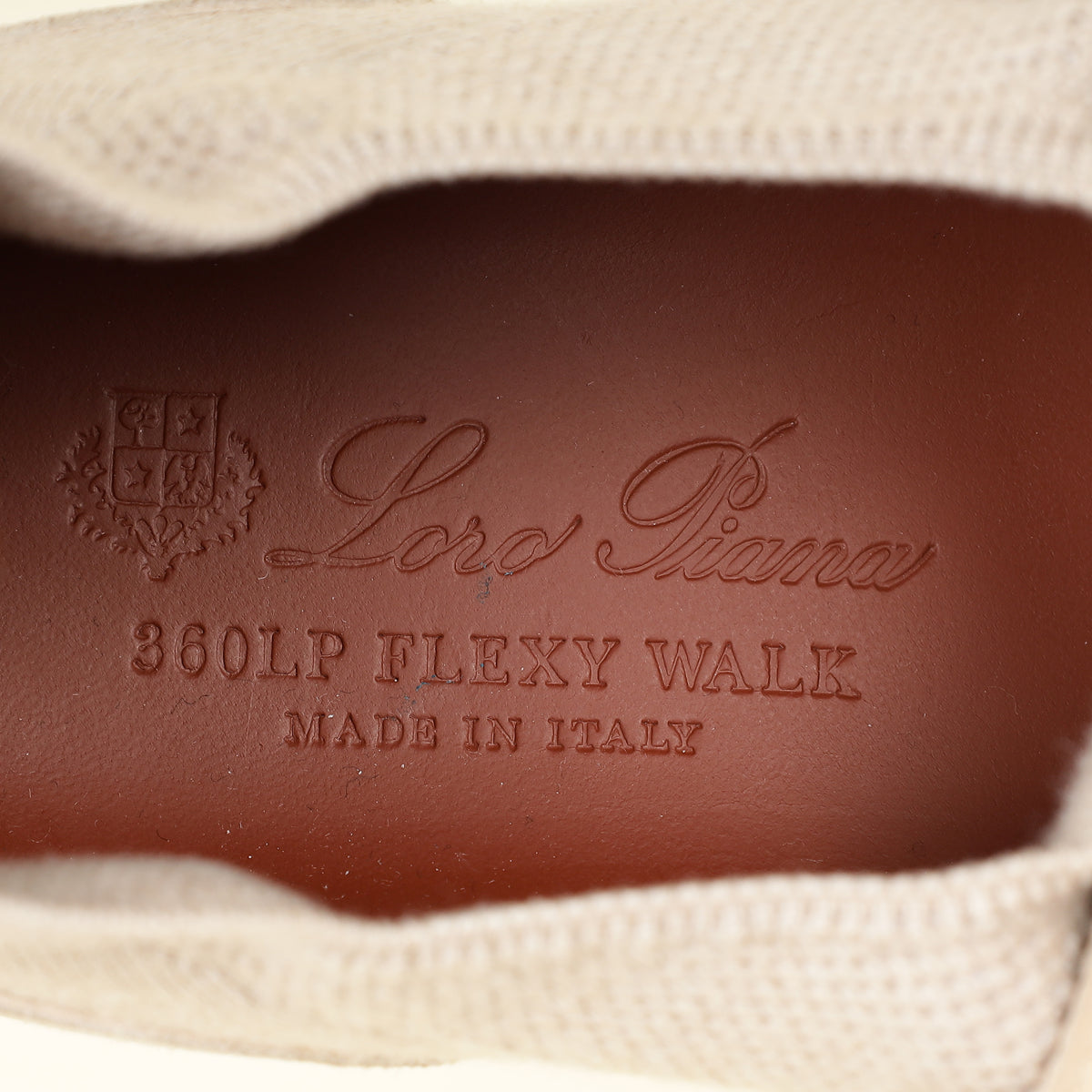 Loro Piana Beige Melange 360 LP Lady Flexy Walk Sneaker 40