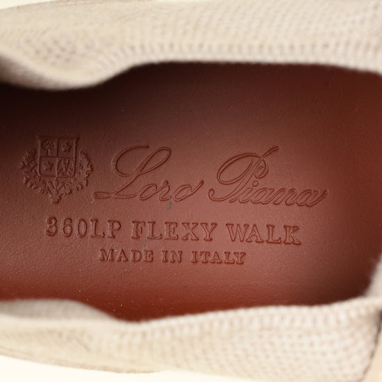 Loro Piana Beige Melange 360 LP Lady Flexy Walk Sneaker 40