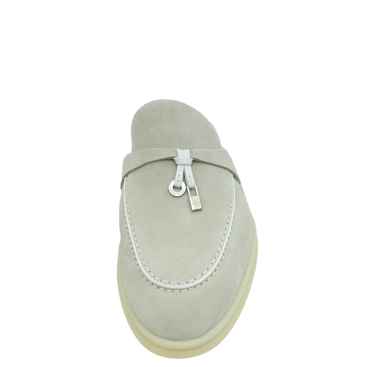 Loro Piana Powder Pearl Charms Walk Babouche Loafer 38.5-Loro Piana-THE CLOSET