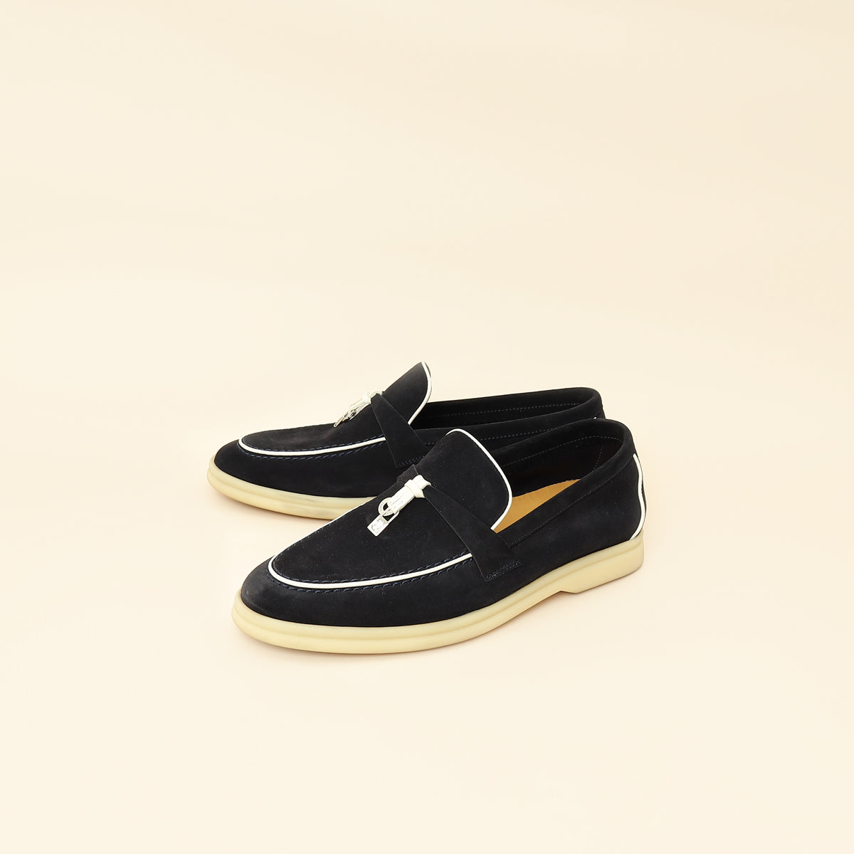 Loro Piana Argo Blue Summer Charm Walk Loafer 36-Loro Piana-THE CLOSET