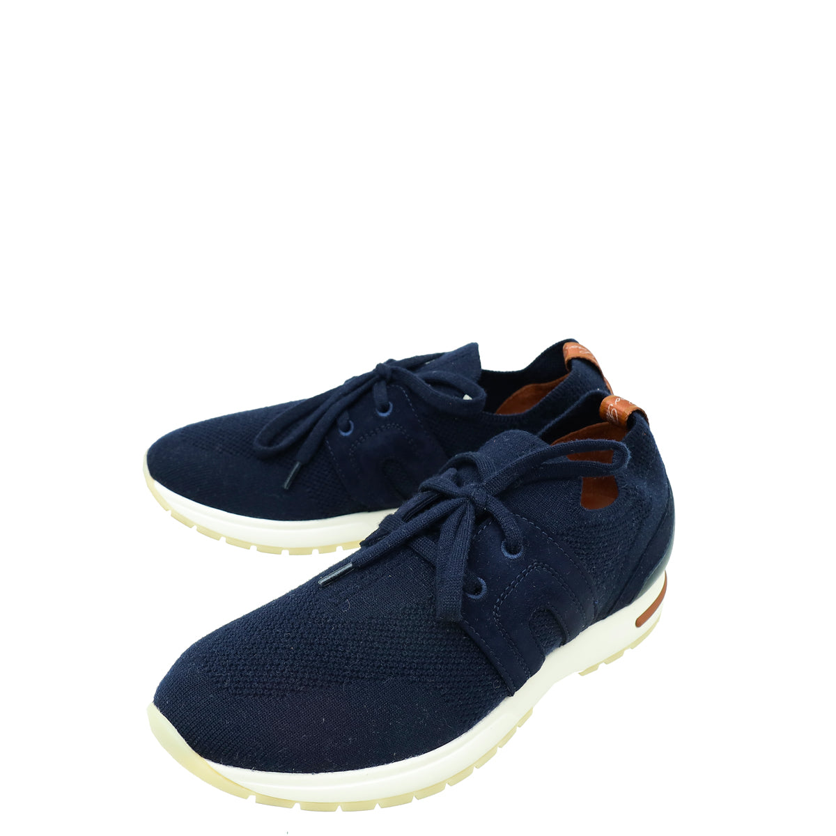 Loro Piana Navy Virgin 360 Lp Lady Flexy Walk Sneaker 36-Loro Piana-THE CLOSET