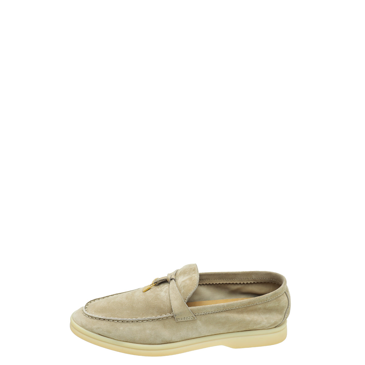 Loro Piana Sandstone Summer Charms Walk Loafers 37.5 – The Closet