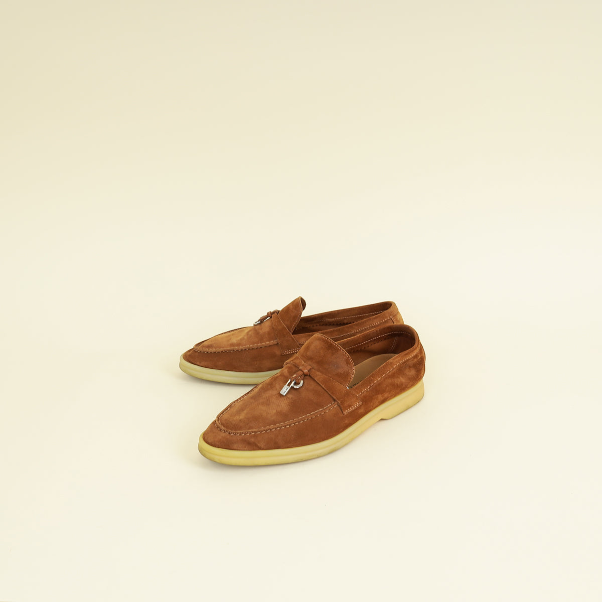 Loro Piana Clove Summer Charm Walk Loafer 37.5