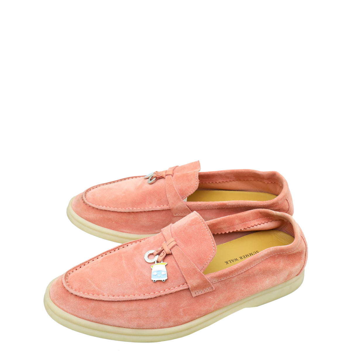 Loro Piana Flowering Cherry Special Edition Summer Walk Charms Loafers 37.5-Loro Piana-THE CLOSET
