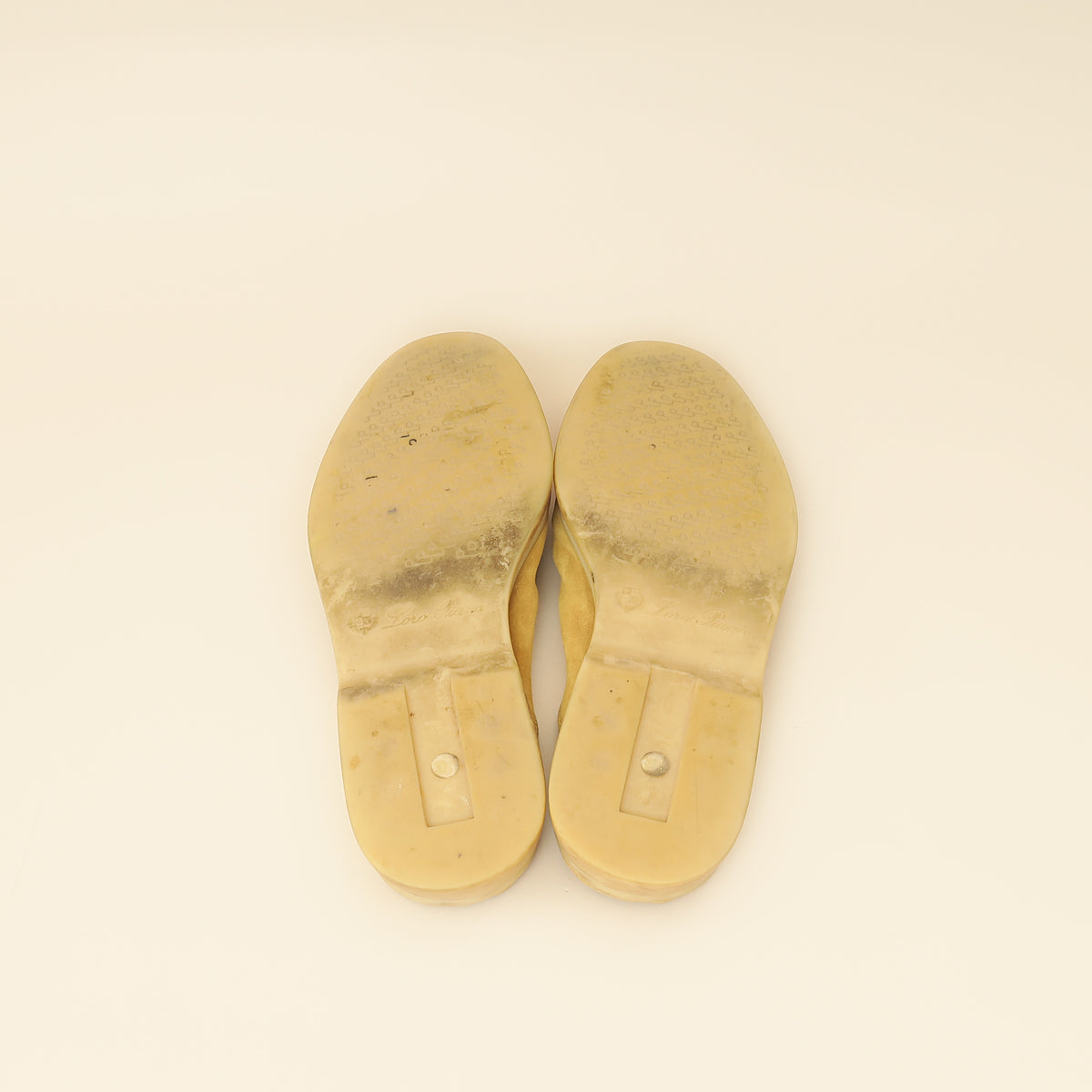 Loro Piana Beige Babouche Charms Walk Loafer 37.5-Loro Piana-THE CLOSET