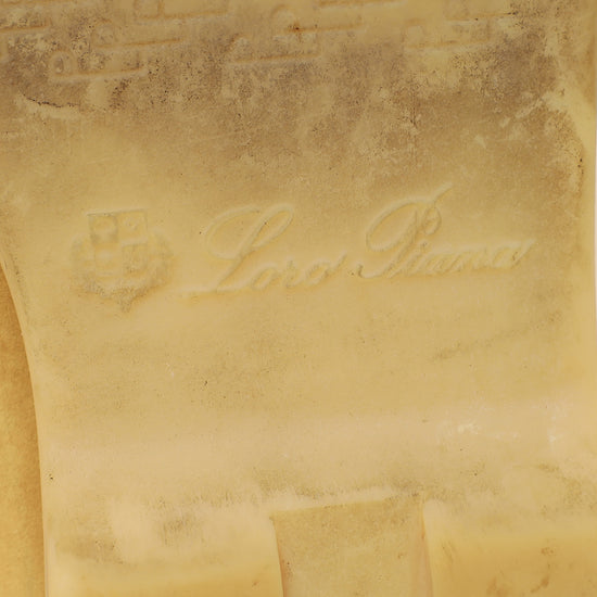 Loro Piana Beige Babouche Charms Walk Loafer 37.5-Loro Piana-THE CLOSET