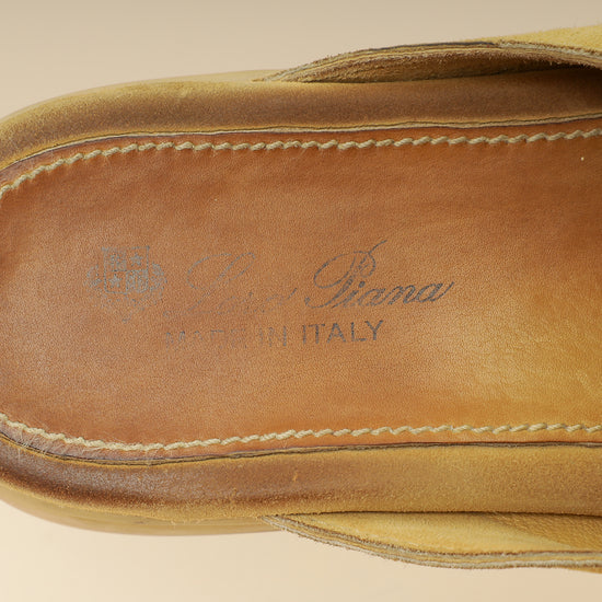 Loro Piana Beige Babouche Charms Walk Loafer 37.5-Loro Piana-THE CLOSET