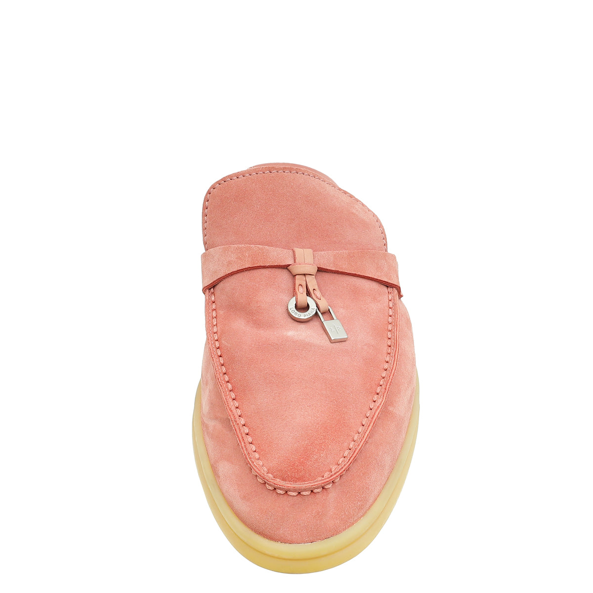 Loro Piana Sorbet Pink Charms Walk Babouche Loafer 37.5-Loro Piana-THE CLOSET