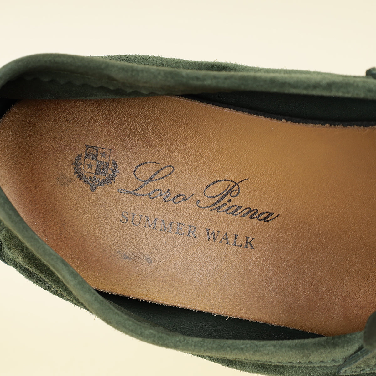 Loro Piana Green Glass Summer Charms Walk Loafers 37-Loro Piana-THE CLOSET