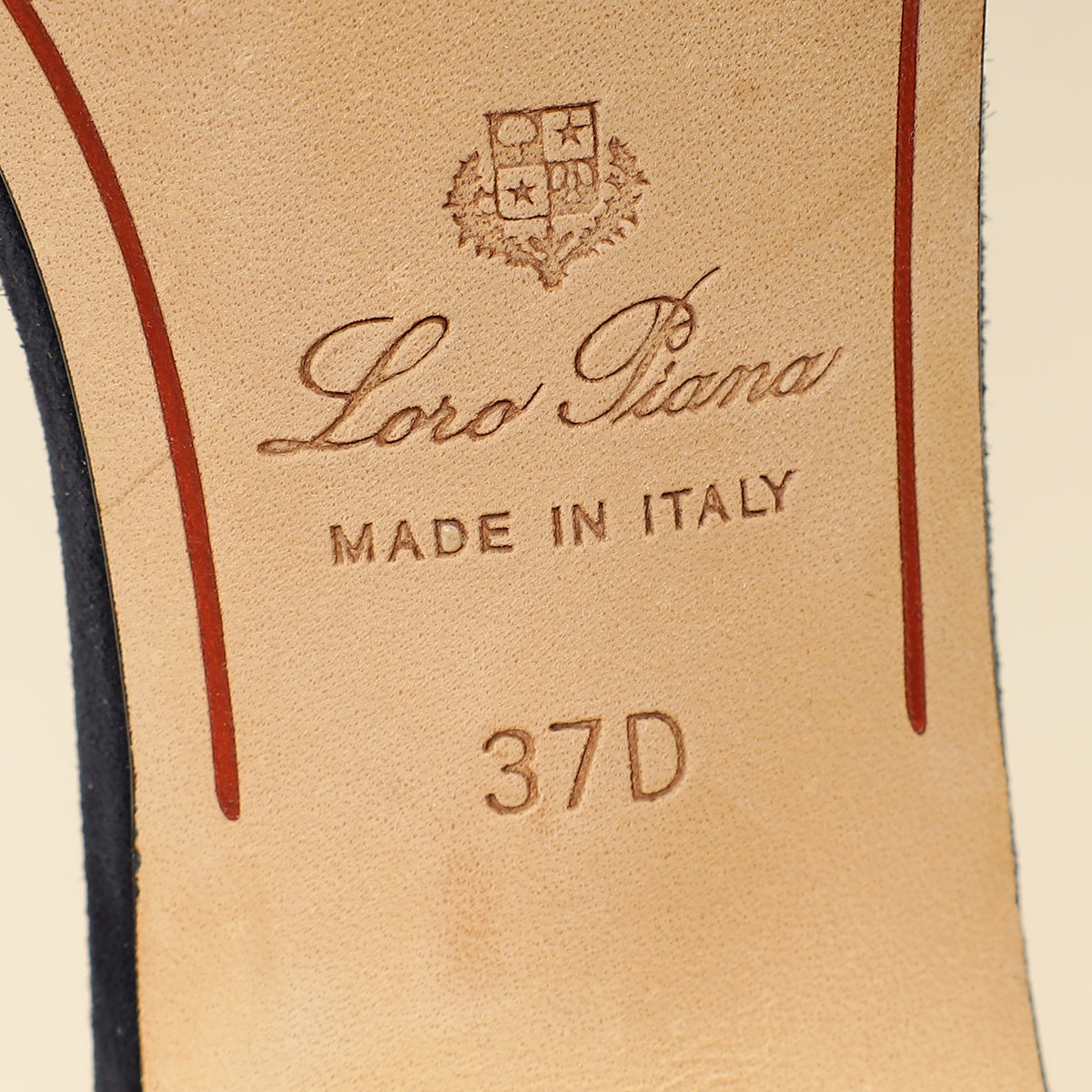 Loro Piana Navy Blue Summer Charms Sandal 37-Loro Piana-THE CLOSET