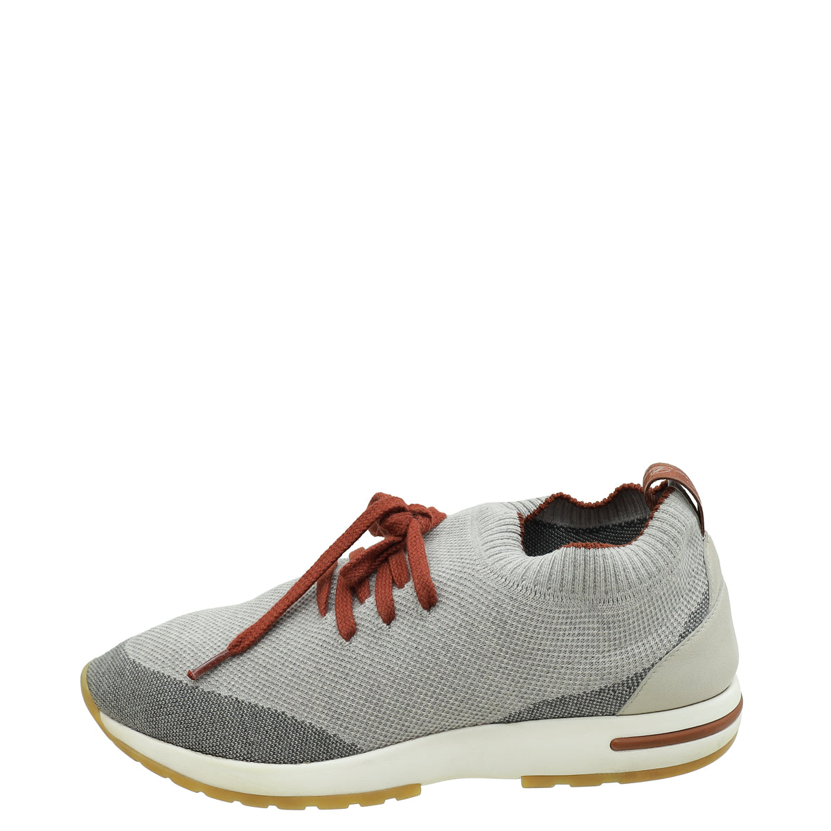 Loro Piana Grey Mix Virgin Wool 360 LP Flexy Walk Sneaker 38