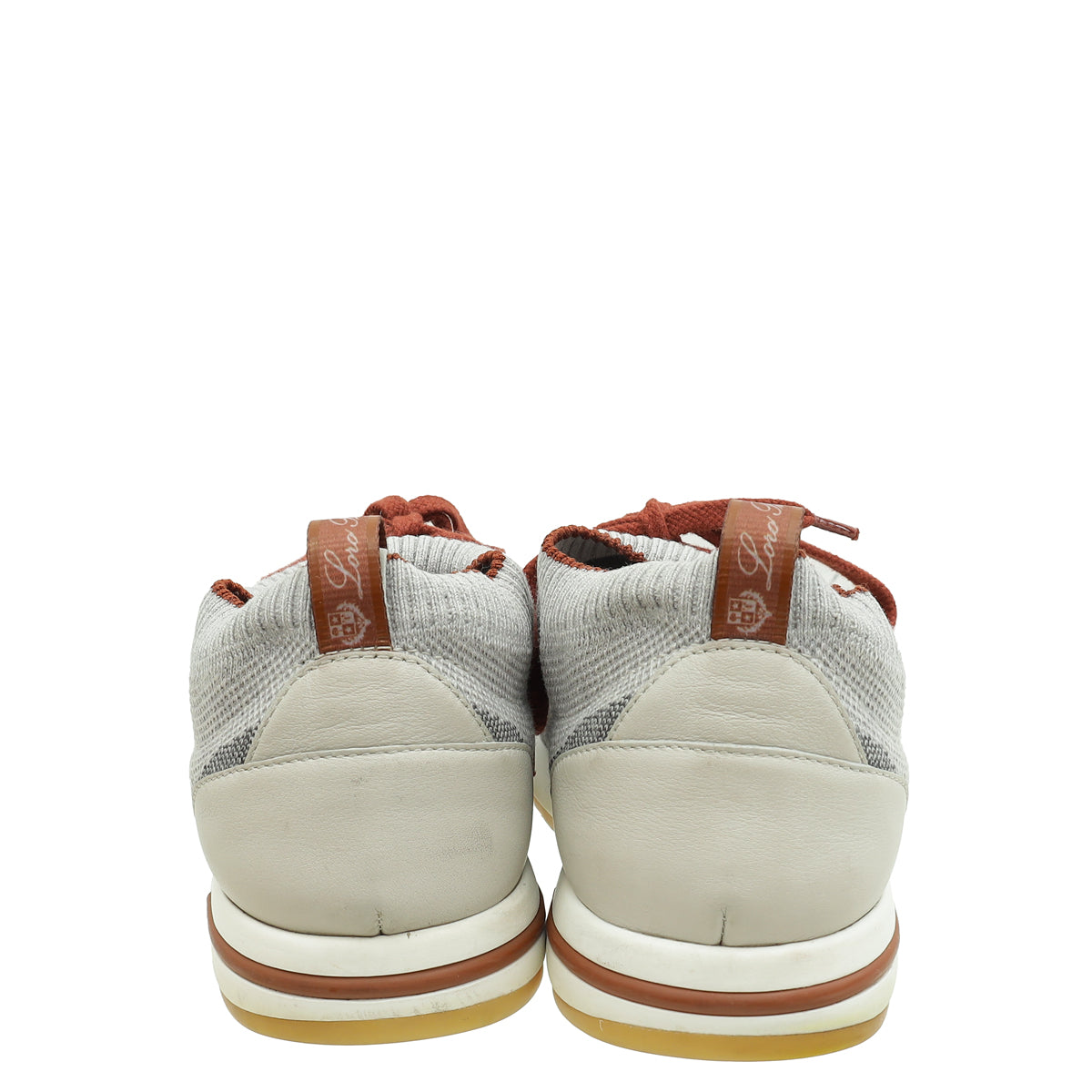 Loro Piana Grey Mix Virgin Wool 360 LP Flexy Walk Sneaker 38