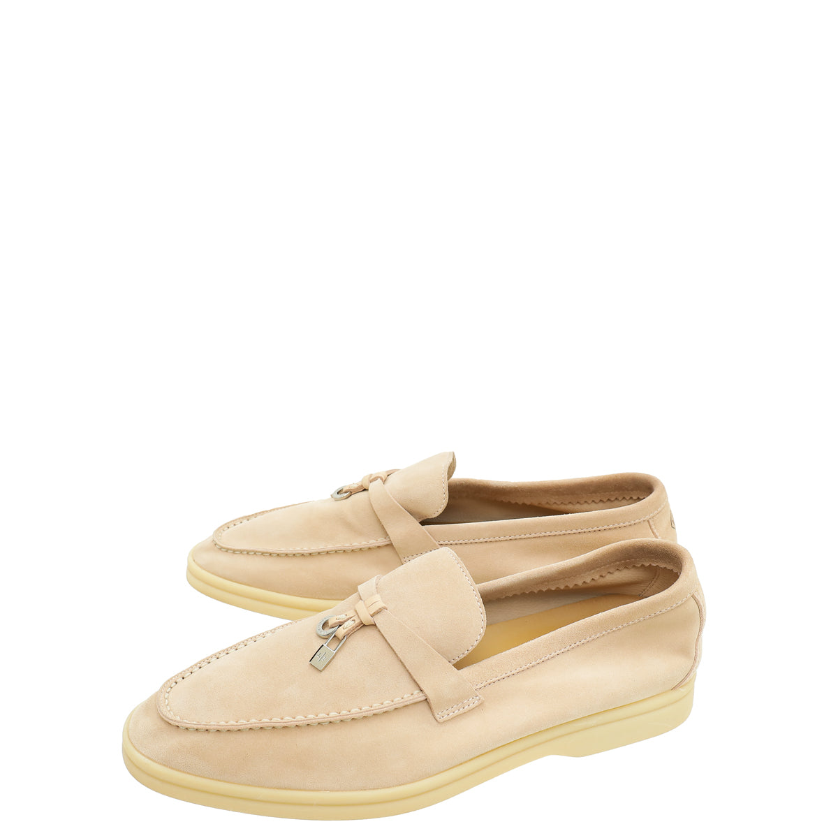 Loro Piana Pink Sand Summer Charm Walk Loafer 38-Loro Piana-THE CLOSET