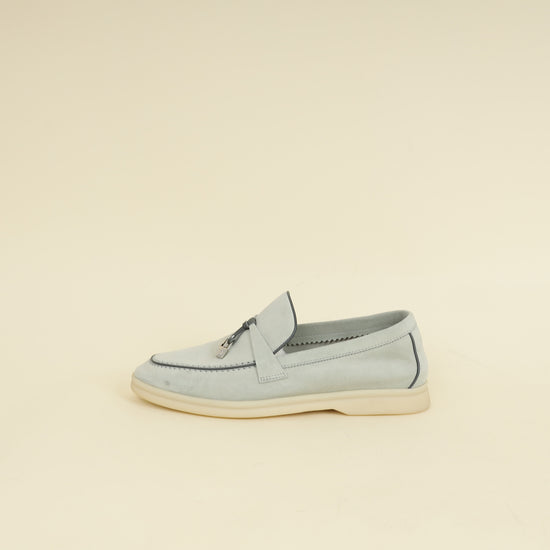 Loro Piana Eucalyptus Summer Charms Walk Loafers 36-Loro Piana-THE CLOSET