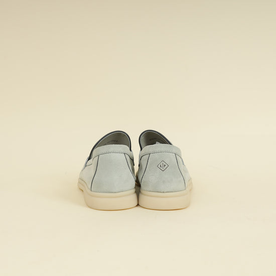 Loro Piana Eucalyptus Summer Charms Walk Loafers 36-Loro Piana-THE CLOSET