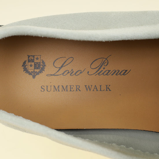 Loro Piana Eucalyptus Summer Charms Walk Loafers 36-Loro Piana-THE CLOSET