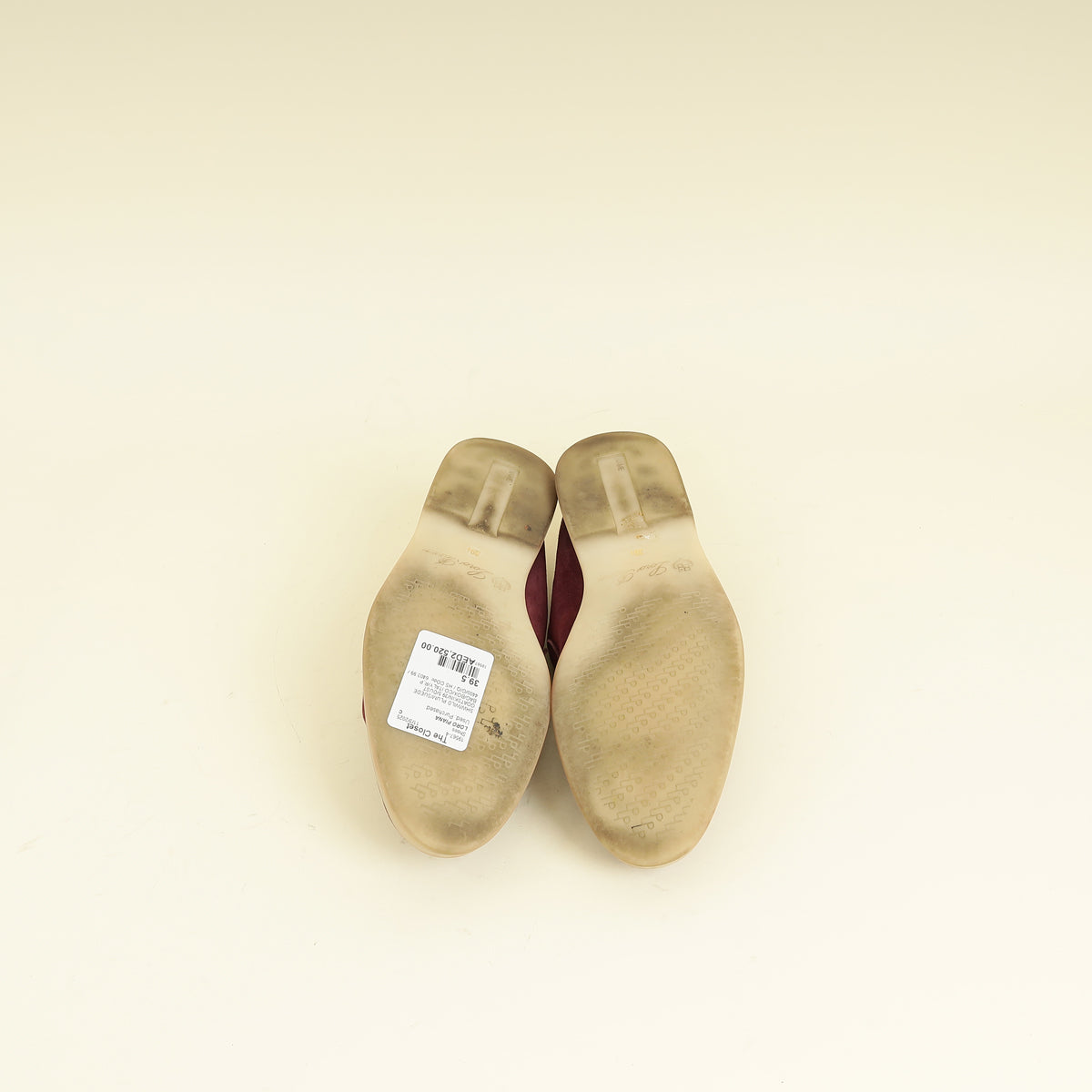 Loro Piana Wild Plum Summer Charms Walk Loafers 39.5