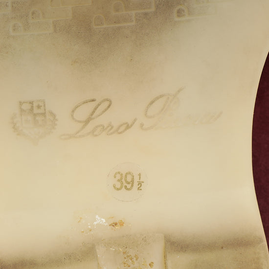 Loro Piana Wild Plum Summer Charms Walk Loafers 39.5